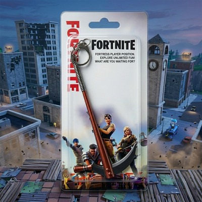 Fortnite Pickaxe Metal Keychain