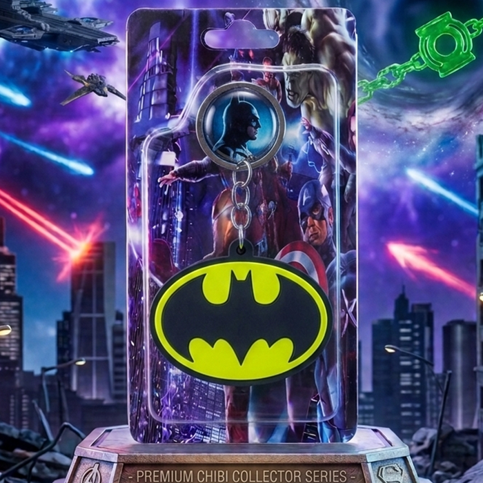 3D Classic Batman Emblem Keychain