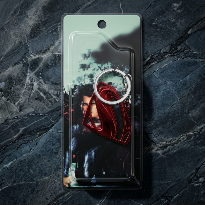 Kryptonian Shield Keychain