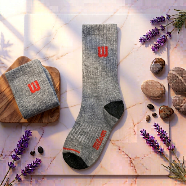 Ribbed Crew Socks