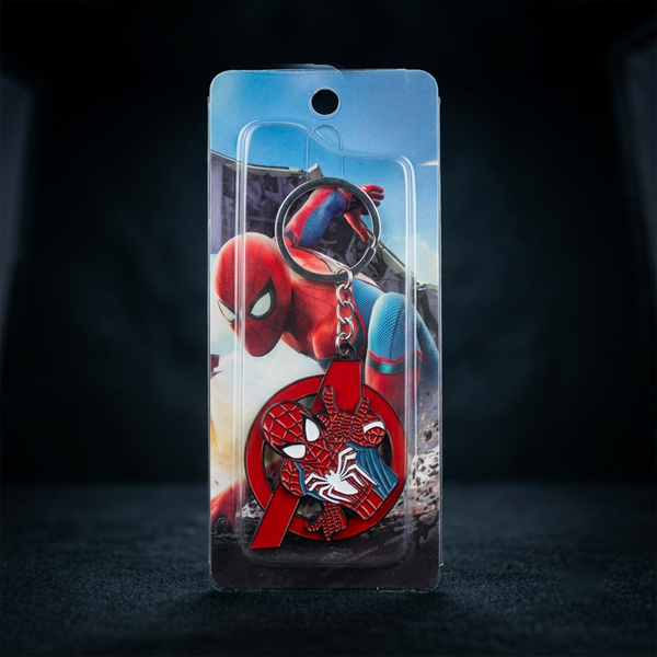 Spider-Man Spinner Metal Keychain