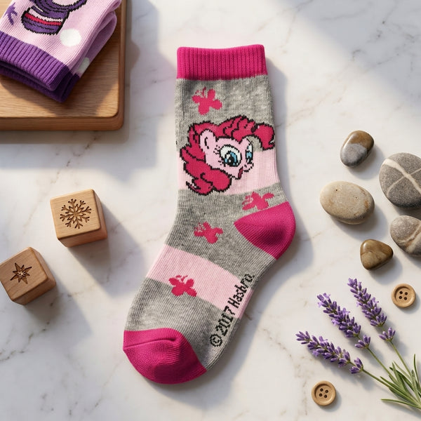 Cartoon Pony Print Socks
