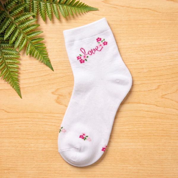Floral Print Socks