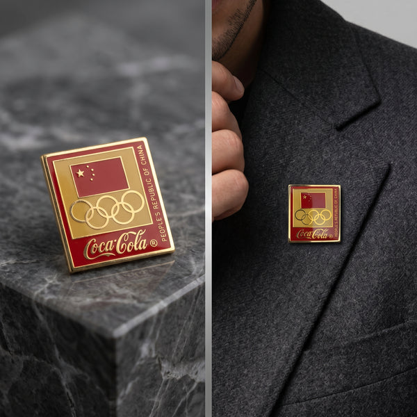 Coca-Cola Olympics Metal Brooch