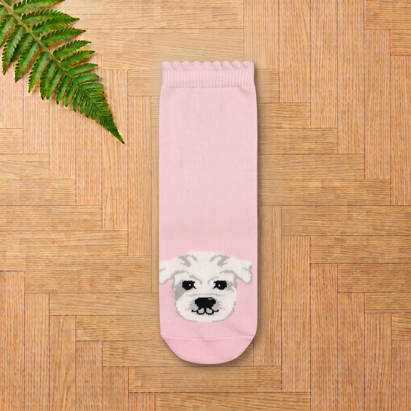 Puppy Face Ankle Socks