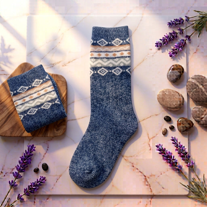 Fair Isle Pattern Socks