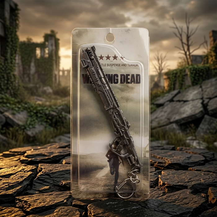 Walking Dead Rifle Keychain
