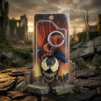 Spider-Man & Venom Keychain