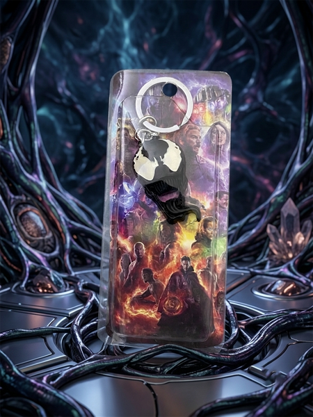 Avengers Venom Charm Keychain