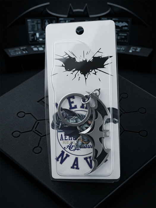 Batman Bat-Shaped Keychain