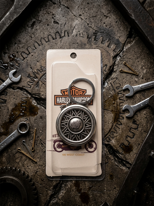 Harley-Davidson Wheel Keychain
