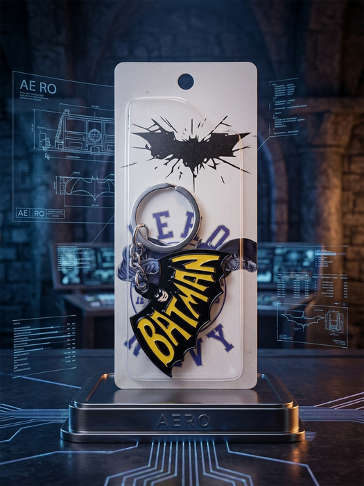 Dark Knight Bat Keychain