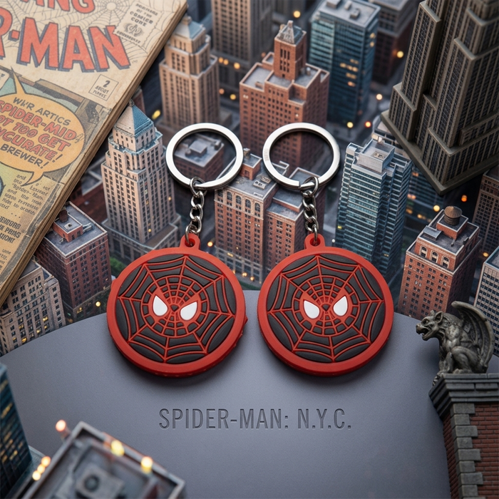 Spider-Man N.Y.C. PVC Keychains (Pack of 2)