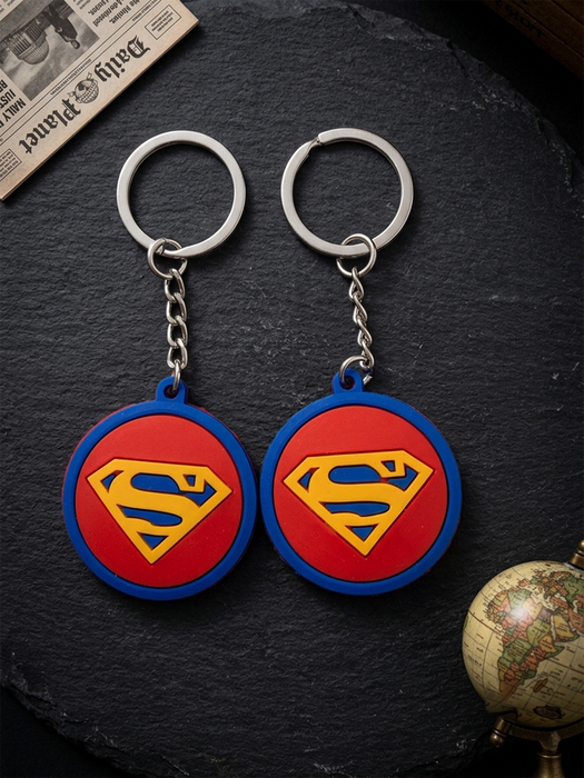 Superman Metropolis PVC Keychains (Pack of 2)