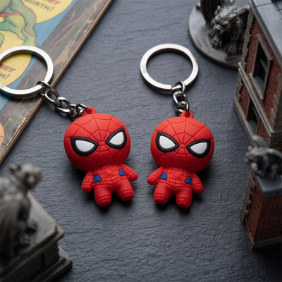 Spider-Man Chibi PVC Keychains (Pack of 2)