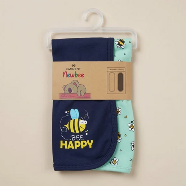 Bee happy burps 2pc pack